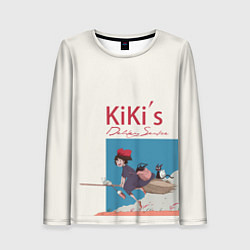 Лонгслив женский Kiki’s Delivery Service, цвет: 3D-принт