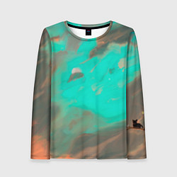 Женский лонгслив Майское небо