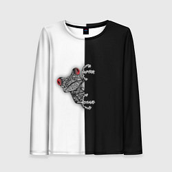 Лонгслив женский Лягуха, цвет: 3D-принт