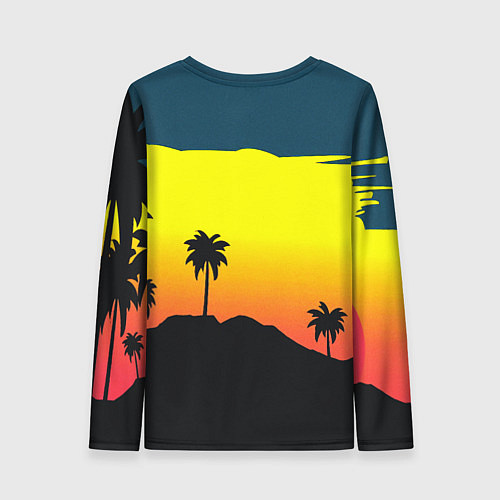 Женский лонгслив HOTLINE MIAMI2 / 3D-принт – фото 2