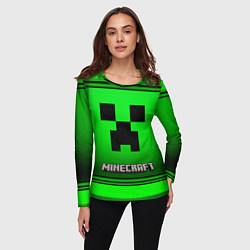 Лонгслив женский Minecraft, цвет: 3D-принт — фото 2