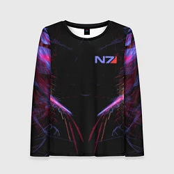 Лонгслив женский N7 Neon Style, цвет: 3D-принт
