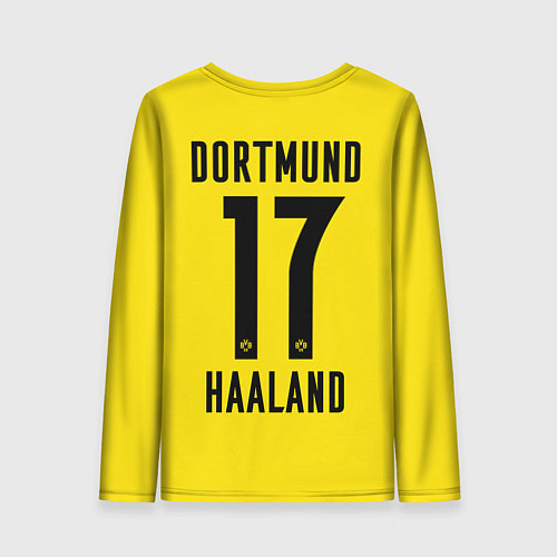 Женский лонгслив HAALAND Borussia Dortmund / 3D-принт – фото 2