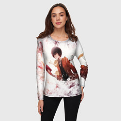 Лонгслив женский Дазай, цвет: 3D-принт — фото 2