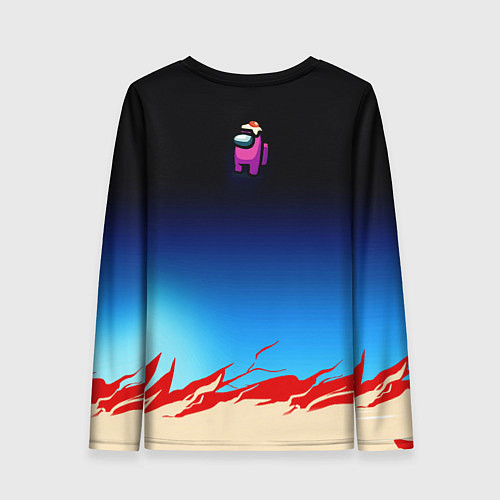 Женский лонгслив Among us / 3D-принт – фото 2