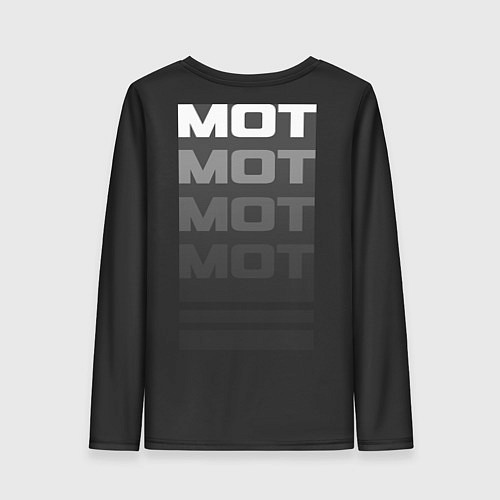 Женский лонгслив МОТ / 3D-принт – фото 2