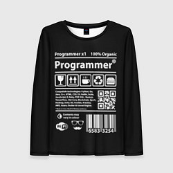 Лонгслив женский Programmer, цвет: 3D-принт
