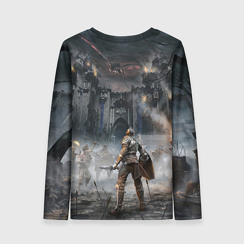 Женский лонгслив Demons Souls / 3D-принт – фото 2