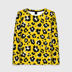 Женский лонгслив Леопард