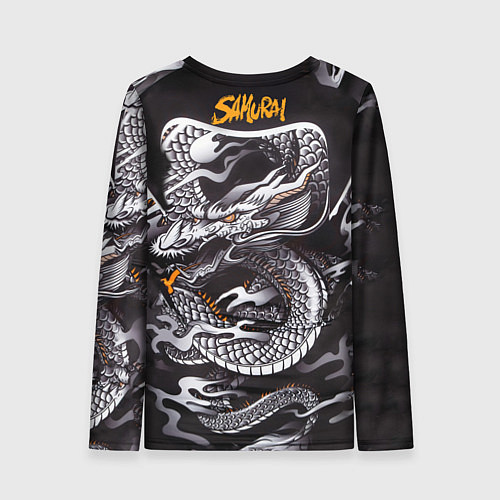 Женский лонгслив Самурай / 3D-принт – фото 2