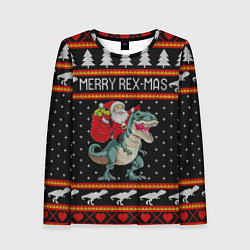 Женский лонгслив Merry Rex-mas