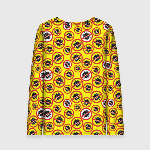 Женский лонгслив COVID-19 / 3D-принт – фото 2