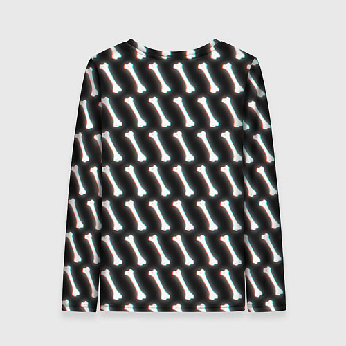 Женский лонгслив Phonk ФОНК Черепа / 3D-принт – фото 2