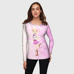 Лонгслив женский Девушка из Аниме, цвет: 3D-принт — фото 2