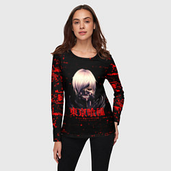 Лонгслив женский Токийский гуль Tokyo Ghoul, цвет: 3D-принт — фото 2