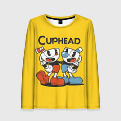 Лонгслив женский CUPHEAD, цвет: 3D-принт