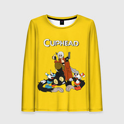 Женский лонгслив Cuphead x DMC