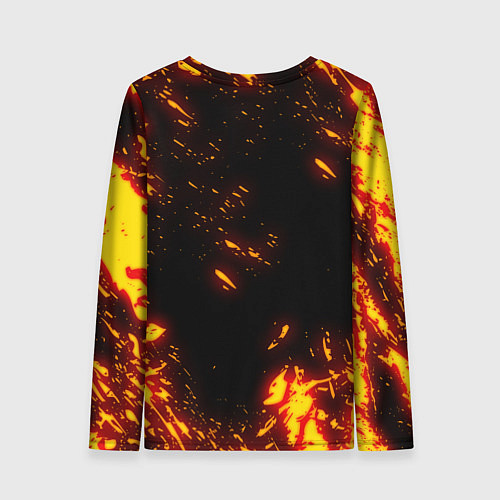 Женский лонгслив Geometry Dash: Demon Z / 3D-принт – фото 2