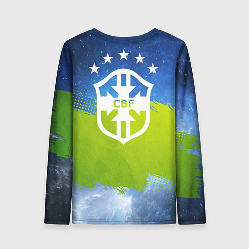 Женский лонгслив Роберто Карлос Бразилия / 3D-принт – фото 2