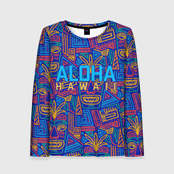 Лонгслив женский ALOHA HAWAII АЛОХА ГАВАЙИ, цвет: 3D-принт