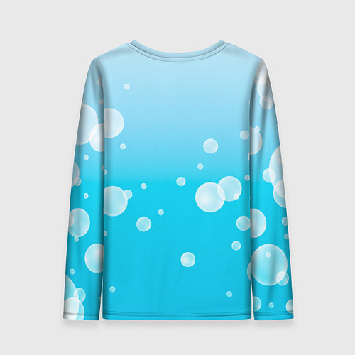 Женский лонгслив Бумажный кораблик / 3D-принт – фото 2