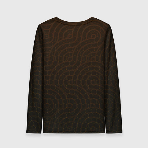 Женский лонгслив Золотые рыбки / 3D-принт – фото 2