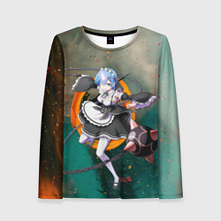Лонгслив женский Rem, цвет: 3D-принт