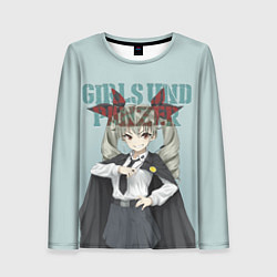 Лонгслив женский Girls und Panzer, цвет: 3D-принт