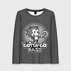 Женский лонгслив Retro Sonic