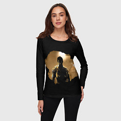 Лонгслив женский Взгляд Адама, цвет: 3D-принт — фото 2