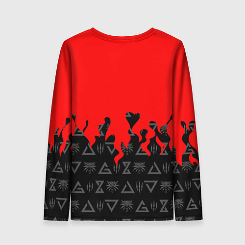 Женский лонгслив THE WITCHER 5 / 3D-принт – фото 2