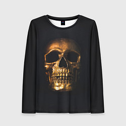 Женский лонгслив Golden Skull