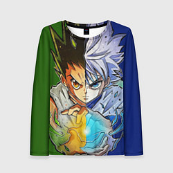 Женский лонгслив Киллуа золдик и Гон хантер