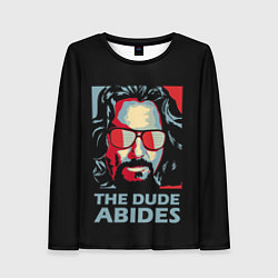 Лонгслив женский The Dude Abides Лебовски, цвет: 3D-принт