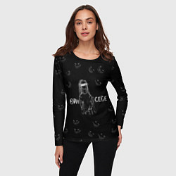 Лонгслив женский Ври себе, цвет: 3D-принт — фото 2