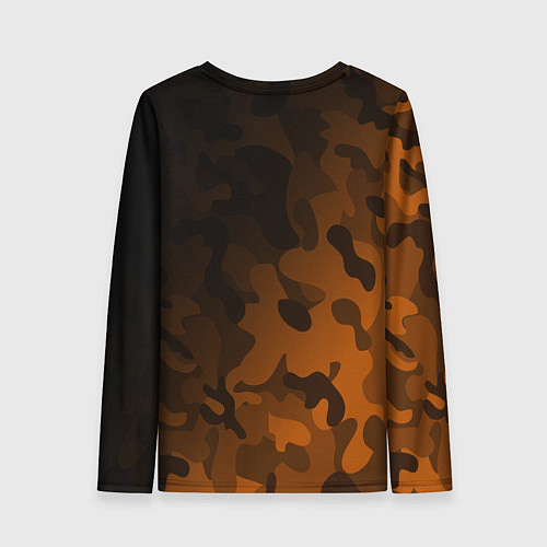 Женский лонгслив KTM КТМ CAMO RACING / 3D-принт – фото 2