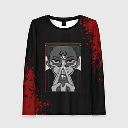 Лонгслив женский МАГИЧЕСКАЯ БИТВА SUKUNA, цвет: 3D-принт
