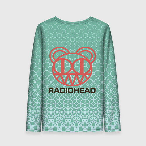 Женский лонгслив Radiohead Радиохед Logo спина Z / 3D-принт – фото 2