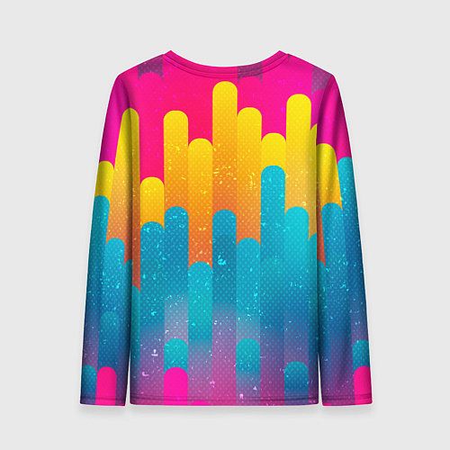 Женский лонгслив Путешествие Colorful / 3D-принт – фото 2
