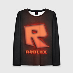 Женский лонгслив ROBLOX NEON RED