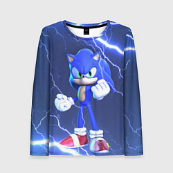 Женский лонгслив SONIC СОНИК СИНИЙ ЁЖ Z