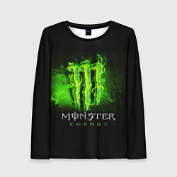 Лонгслив женский MONSTER ENERGY NEON НЕОН, цвет: 3D-принт