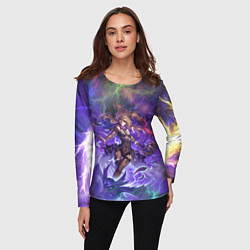 Лонгслив женский Ифрит Геншин Импакт Z, цвет: 3D-принт — фото 2
