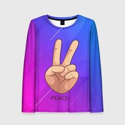 Женский лонгслив ВСЕМ МИР PEACE Z