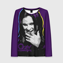Лонгслив женский Ozzy Osbourne, Оззи Осборн, цвет: 3D-принт