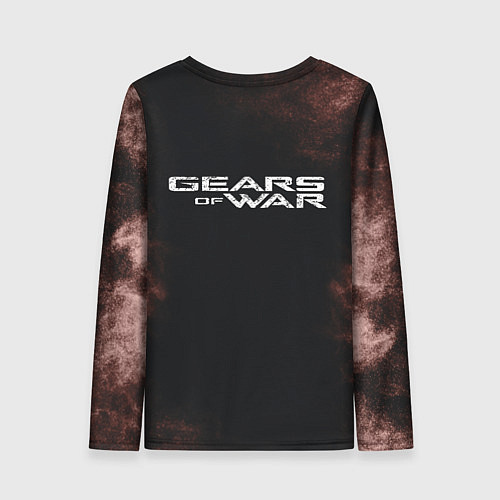 Женский лонгслив NPC ШЕСТЕРЕНКИ ЛОГО спина Z / 3D-принт – фото 2