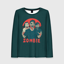 Лонгслив женский Zombie, цвет: 3D-принт