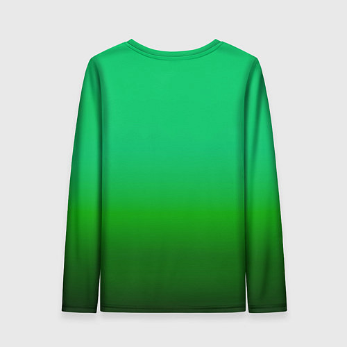 Женский лонгслив BMW GREEN STYLE / 3D-принт – фото 2