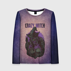 Лонгслив женский Crazy Witch, цвет: 3D-принт