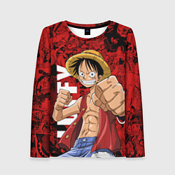 Женский лонгслив Манки Д Луффи, One Piece